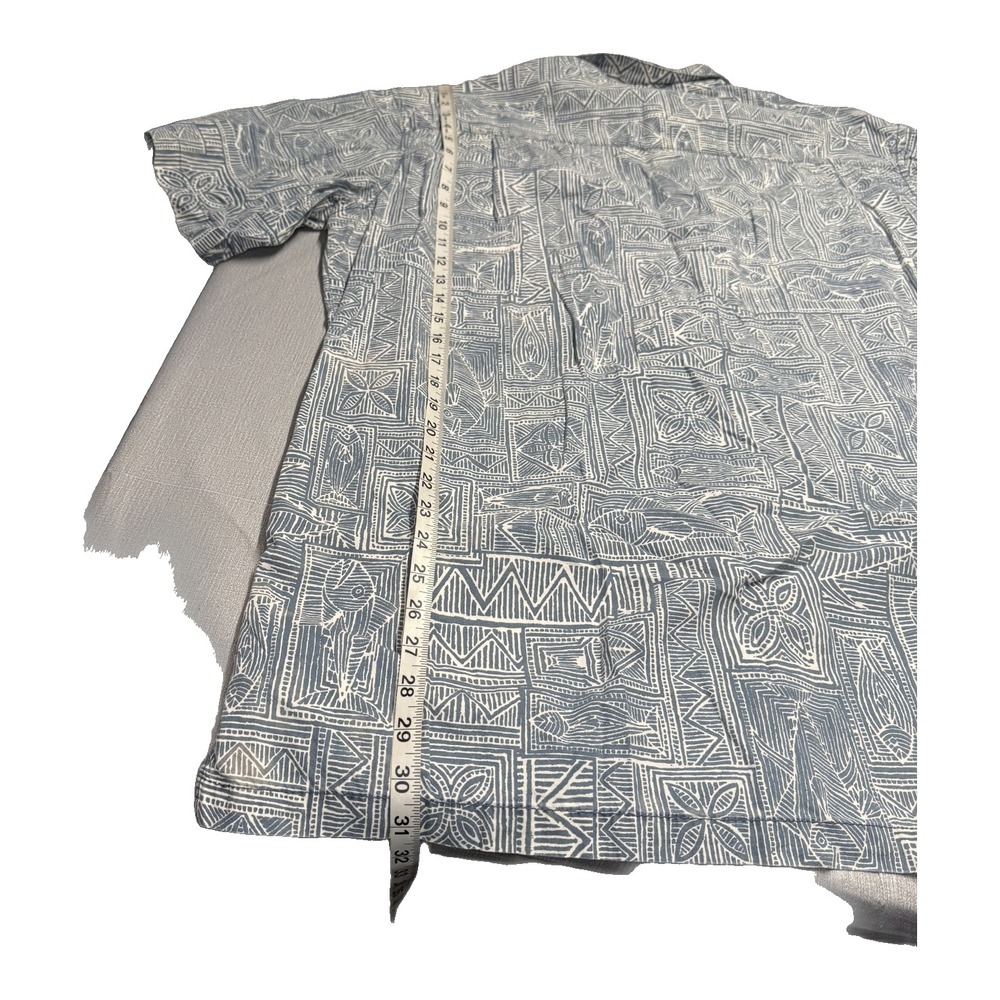 Weekender Luau Edition Mens 2XL Hawaiian Camp Shirt Tribal Fish - Picture 7 of 7